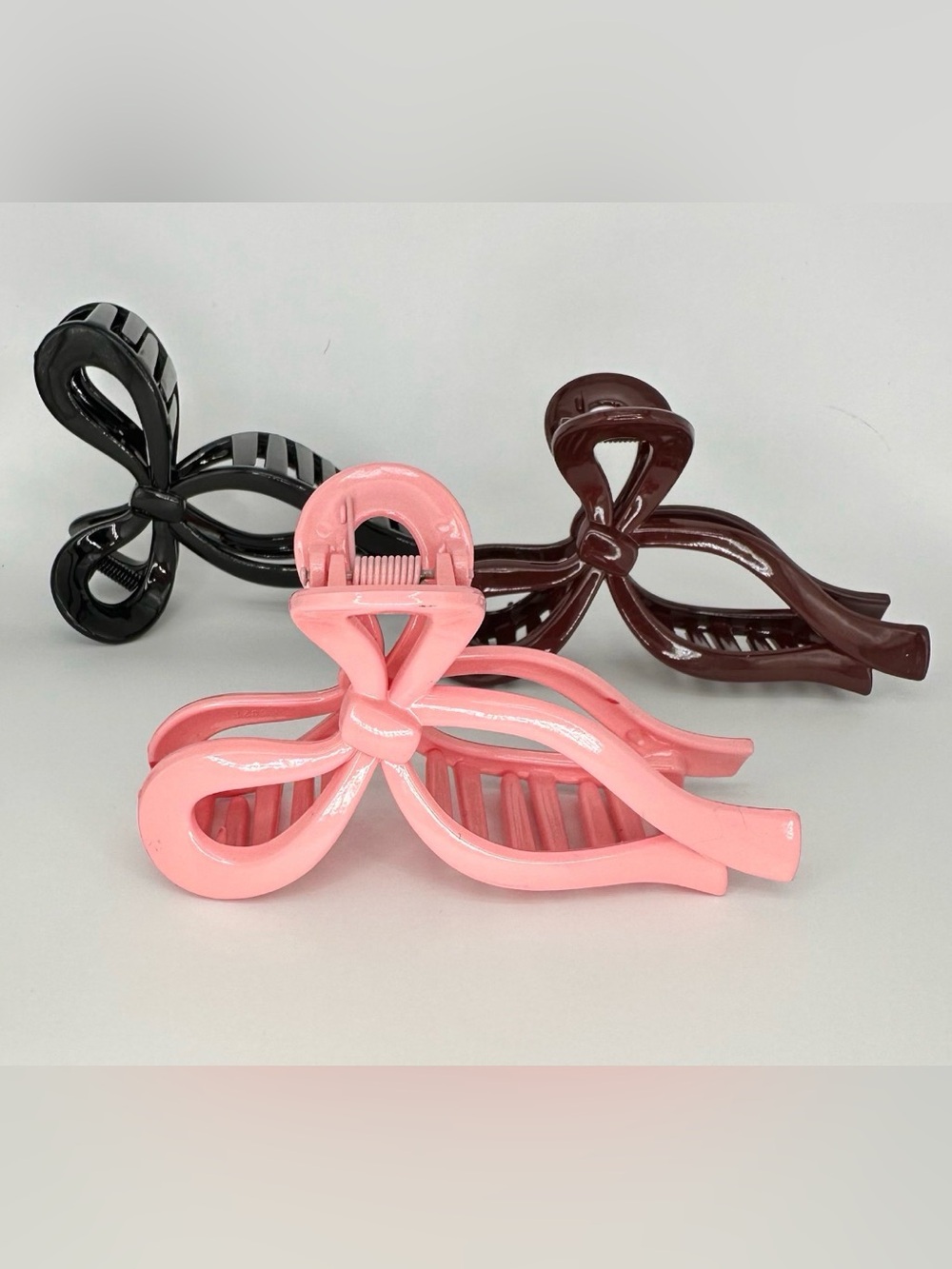Pink Bow Hair Clip - Women Accessories